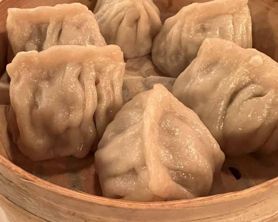 蒸饺羊3个steam house made dumpling lamb 3pics